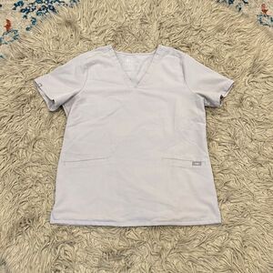 Figs scrubs top size medium slate color
